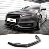 Spoiler fata Audi A4 B8/B8.5 S-Line Max V3, negru pian, 2012-2015