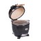 Grill ceramic cu carbuni JUNIOR Pro Serie 2.0 negru, Monolith Essential GrillCooking