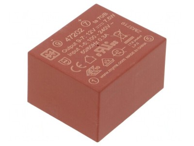 Convertor AC/DC 7,5W 12VDC foto