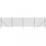 Cumpara ieftin Gard plasa de sarma, antracit, 1,6x10 m, otel galvanizat