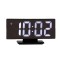 Ceas de Birou FOXMAG24, Digital, Temperatura, Functie de Alarma, Lumina Alba, Negru