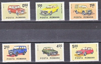 C2756 - Romania 1983 - Auto 6v.nestampilate MNH foto