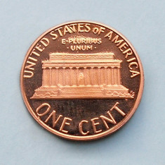 STATELE UNITE ALE AMERICII - 1 Cent 1985 S - Lincoln Memorial Cent - PROOF foto