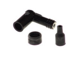 Fisa bujie, unghi: 90&deg;, filet bujie: 14mm, conexiune: thread, carcasa: Ebonite, spark plug cap colour: black