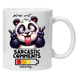 Cana alba personalizata &quot;sarcastic comments&quot;, INOVATIX&reg;️. 330ml, Oem