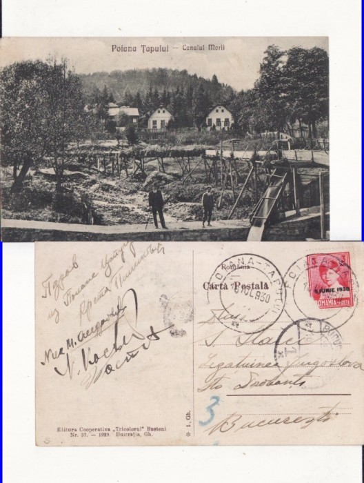 Poiana Tapului, Busteni- Bucegi-Canalul morii