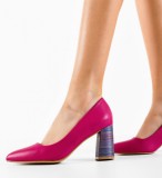 Cumpara ieftin Pantofi cu toc Tuka Fuchsia