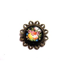 Brosa model floral , brosa sticla 36030