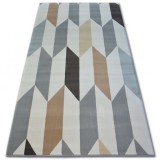 Covor Argent - W4937 Caro crem, 200x290 cm, Dreptunghi, Polipropilena