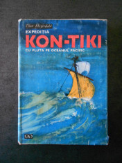 THOR HEYERDAHL - EXPEDITIA KON-TIKI CU PLUTA PE OCEANUL PACIFIC (1968) foto