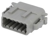 Conector cablu-cablu DTM mamă 12 pini gri IP68