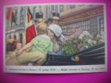 HOPCT 6370 PRIMIRE LA NAMUR -1929-REGINA ASTRID-FAMILIA REGALA BELGIA-CROMO LITHO-CIOCOLATA COTE D&#039;OR, Necirculata, Printata