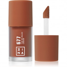 3INA The No-Rules Cream machiaj multifuncțional pentru ochi, buze și față culoare 677 - Medium, neutral brown 8 ml