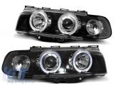 Set de faruri de tuning cu ochi de &icirc;nger halogen potrivit pentru BMW 7 E38 6.1994 - 8.1998, stanga si dreapta Performance AutoTuning