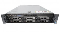 Server DELL PowerEdge R710, Rackabil 2U, 2 Procesoare Intel Six Core Xeon X5675 3.06 GHz, 32 GB DDR3 ECC Reg, 6 bay-uri de 3.5inch, DVD-ROM, Raid foto