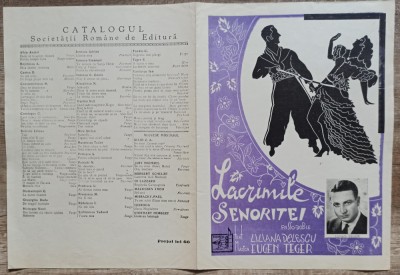 Lacrimile senoritei// partitura foto