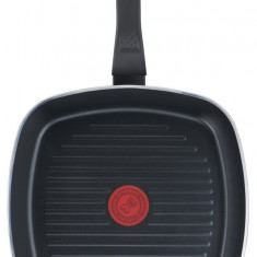 Tigaie Grill, Tefal, Easy Plus, 26 cm Ø, aluminiu