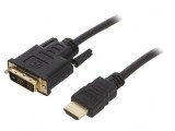 Cablu DVI-D la HDMI 1,8m Negru