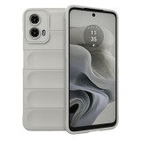 Husa Wave din Silicon compatibila Motorola Moto G34 Anti-Shock, Gri, Oem
