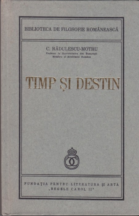 AS - C.RADULESCU -MOTRU - TIMP SI DESTIN