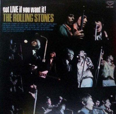 Vinil LP &amp;quot;Japan Press&amp;quot; The Rolling Stones &amp;lrm;&amp;ndash; Got Live If You Want It! (VG+) foto