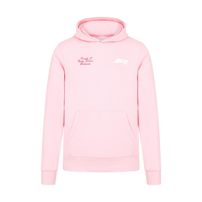Formula 1 hanorac de bărbați cu glugă RDW Hoody Primrose Pink F1 2024 - XXL