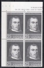 Spania 1991 - Ziua Timbrului, Bloc de 4, MNH
