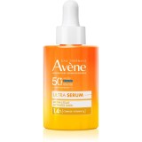 Av&egrave;ne Sun Ultra Serum Activates Glow ser protector pentru o piele mai luminoasa SPF 50+ 30 ml