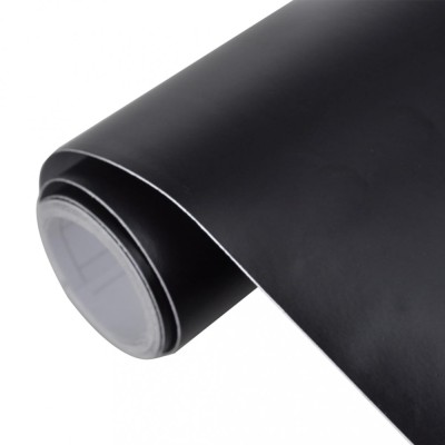 Gossi folii auto, 2 buc., negru mat, 100x150 cm foto