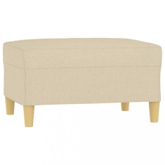 Taburet, crem, 70x55x41 cm, material textil foto