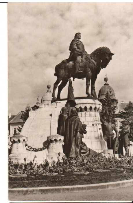CPIB 22715 - CARTE POSTALA - CLUJ. STATUIA LUI MATEI CORVIN, NECIRCULATA