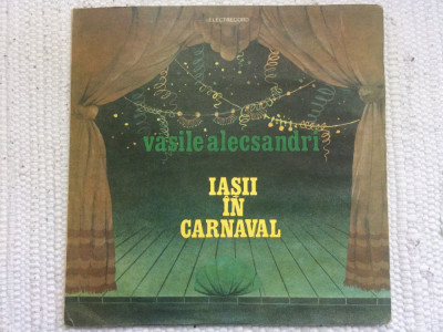 vasile alecsandri iasii in carnaval teatru comedie dublu disc 2 lp vinyl EXE NM foto