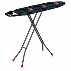 Masa de calcat Vanora Home Evoria, 105 x 30 cm, husa bumbac, suport fier de calcat, protectie anticoroziva