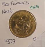 545 Rwanda Ruanda 50 Francs 1977, KM#16, buna, Africa