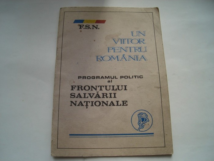 Programul politic al Frontului Salvarii Nationale
