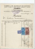 Romania, Fabrica de basmale si casanci &quot;Adria&quot;, Factura 1, 1931
