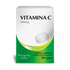 VITAMINA C 200MG 20CPR