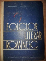 Folclor literar rominesc- Barbu Theodorescu, Octav Paun