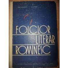 Folclor literar rominesc- Barbu Theodorescu, Octav Paun
