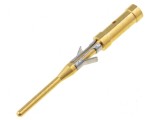 Pin tată alamă aurit 26AWG 22AWG crimpat