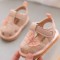 Sandalute roz cu piuitoare - Fluturas (Marime Disponibila: Marimea 20)