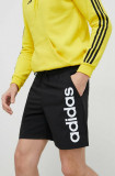 Adidas pantaloni scurți de antrenament Essentials culoarea negru