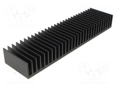 Radiator extrudat cu aripioare neagra FISCHER ELEKTRONIK 50mm x 200mm x 25mm foto
