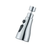 Extensie robinet bucatarie, flippy, universal, 3 moduri de curgere apa, otel inoxidabil, rotire 360 de grade, cap pivotant, adaptor baterie bucatarie,