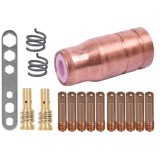 Set 16 consumabile pentru pistolet fara euroconector MIG MAG 150A, Intensiv WeldLand Equipment
