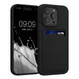 Husa Kwmobile pentru Apple iPhone 14 Pro, Silicon, Negru, 59114.01, Carcasa