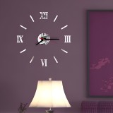 Cumpara ieftin Ceas Decorativ Sticker, 400 mm x 400 mm, Clasic