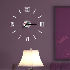 Ceas Decorativ Sticker, 400 mm x 400 mm, Clasic