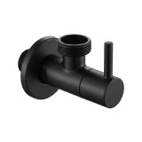 Robinet colțar 1/2" x 3/4" Black