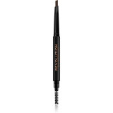 Makeup Revolution Duo Brow Definer creion spr&acirc;ncene precise culoare Medium Brown 0,25 g